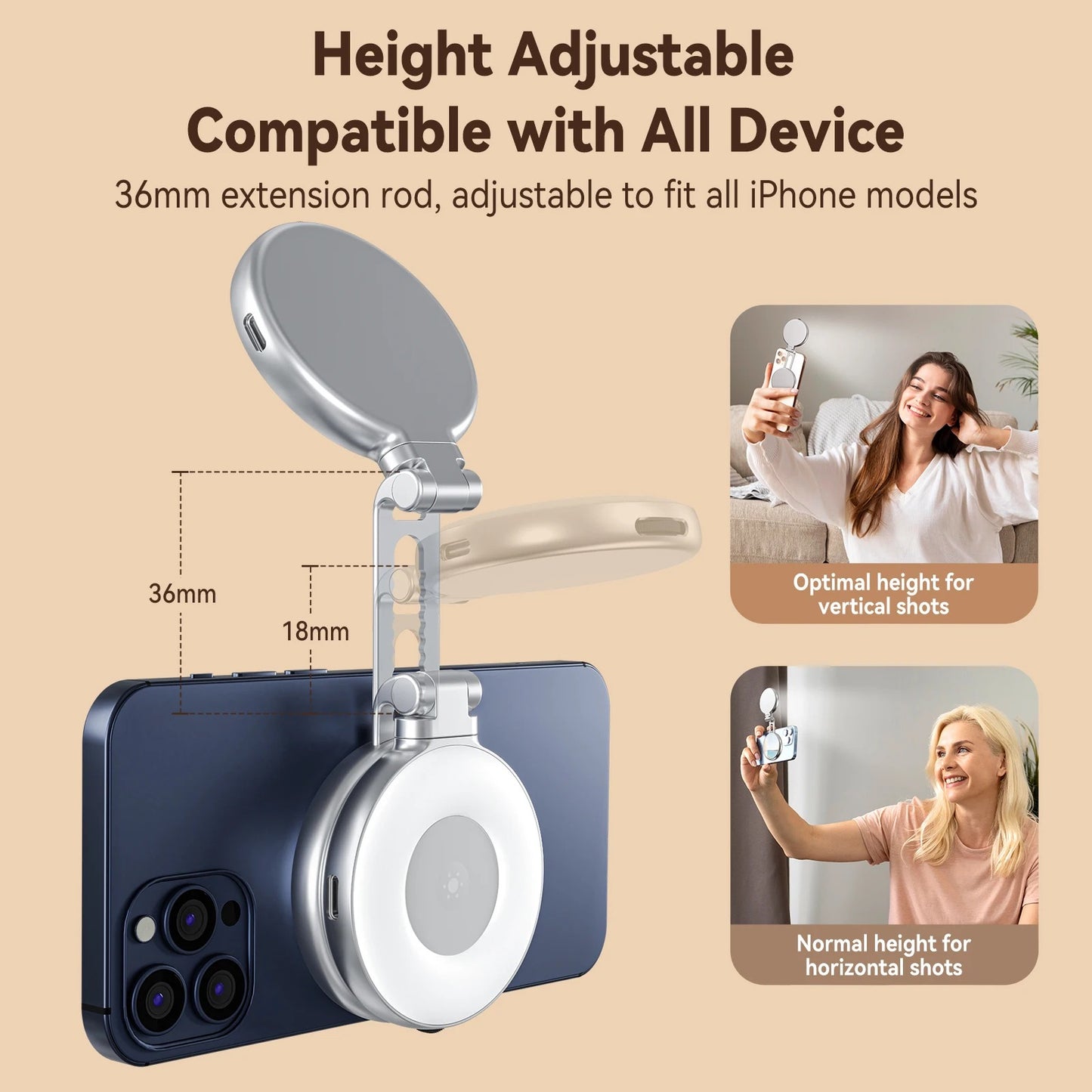 Magnetic Selfie Light